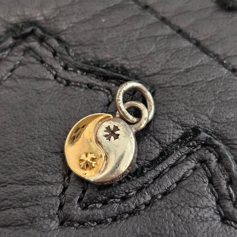CHROME HEARTS YIN YANG CHARM SILVER /22K GOLD SMALL CHARM Pendant Top