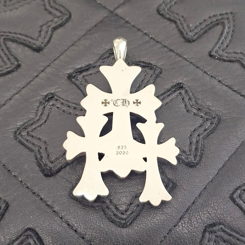 CHROME HEARTS Triple Cross Pendant Top