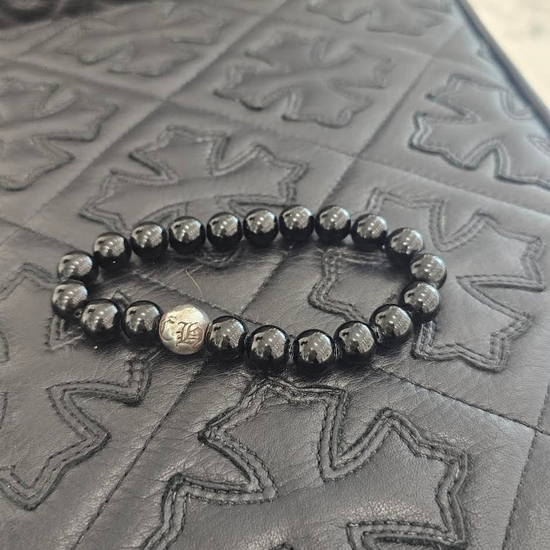 CHROME HEARTS CH Logo Ball Beads Bracelet