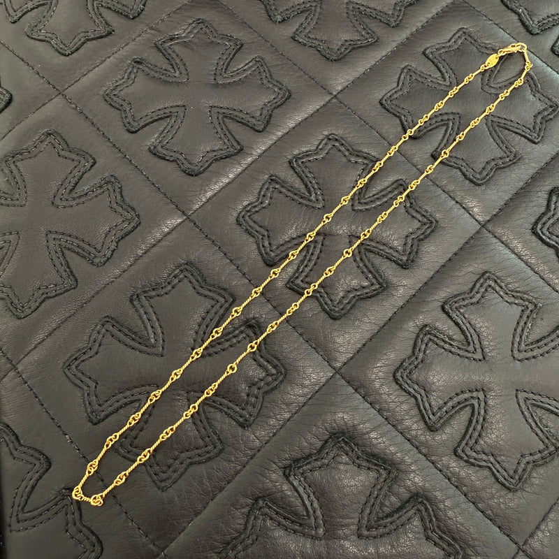 CHROME HEARTS 22K Twist Chain Necklace