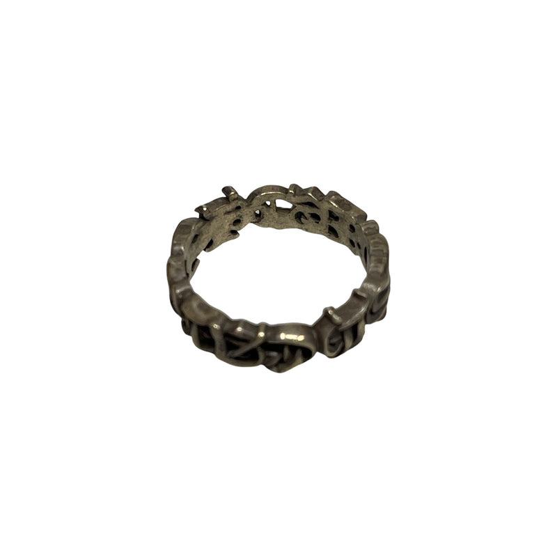 CHROME HEARTS Script Band Ring