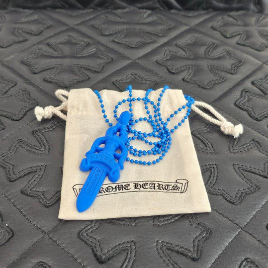 CHROME HEARTS Large Dagger Silicon Rubber Necklace