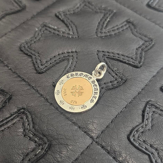 CHROME HEARTS ANGEL MEDAL Charm 22K & Silver 925