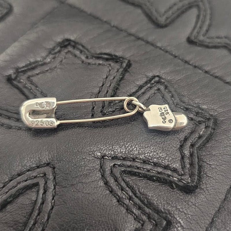CHROME HEARTS × The Rolling Stones Safety Pin Lip & Tongue 1 Diamond Pendant Top