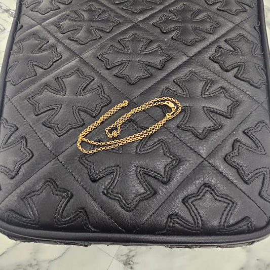 CHROME HEARTS 22K Roll Chain Necklace 18 Inch