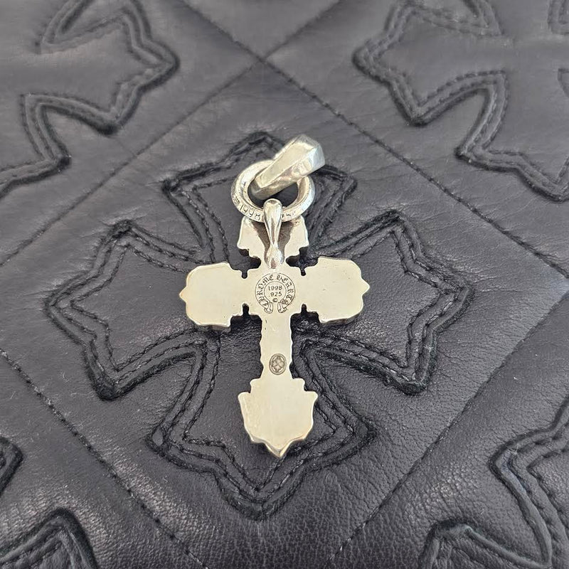 CHROME HEARTS Filigree CH Cross XS Pendant Top With Bail