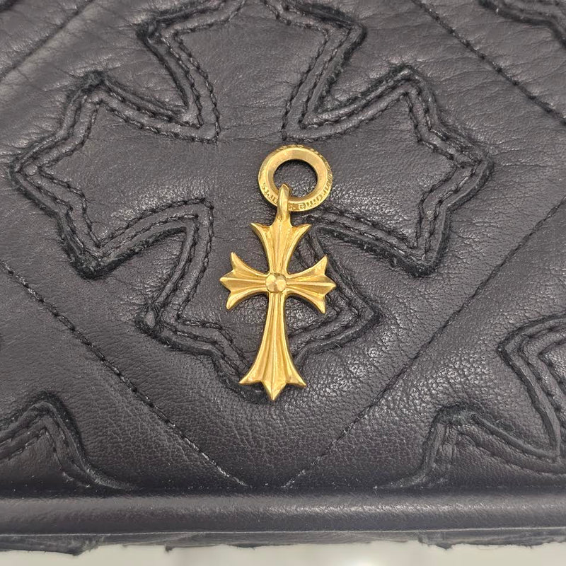 CHROME HEARTS 22K Tiny CH Cross Charm Pendant Top