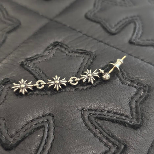 CHROME HEARTS Tiny E CH Plus 3 Drop Earring