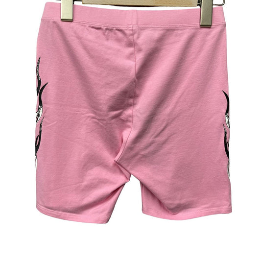 CHROME HEARTS × MATTY BOY Pink Biker Short