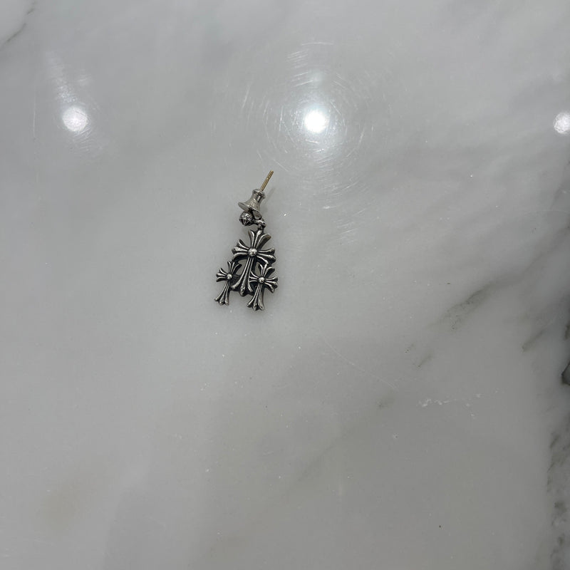 CHROME HEARTS Triple Cross Earrings
