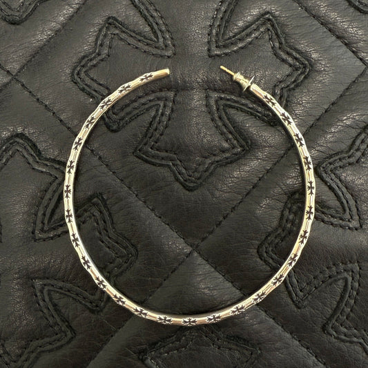 CHROME HEARTS Hoop Tiny E Earrings