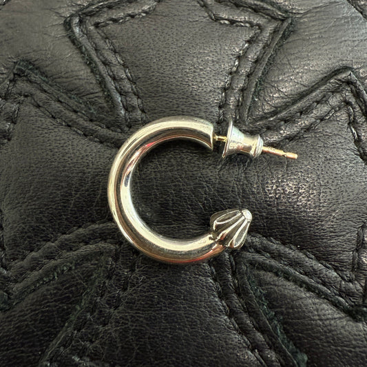 CHROME HEARTS PLAIN Hoop Earrings