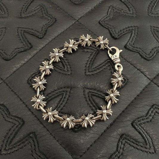 CHROME HEARTS CHROME HEARTS X LINK CH Plus Silver Bracelet 13 LINK