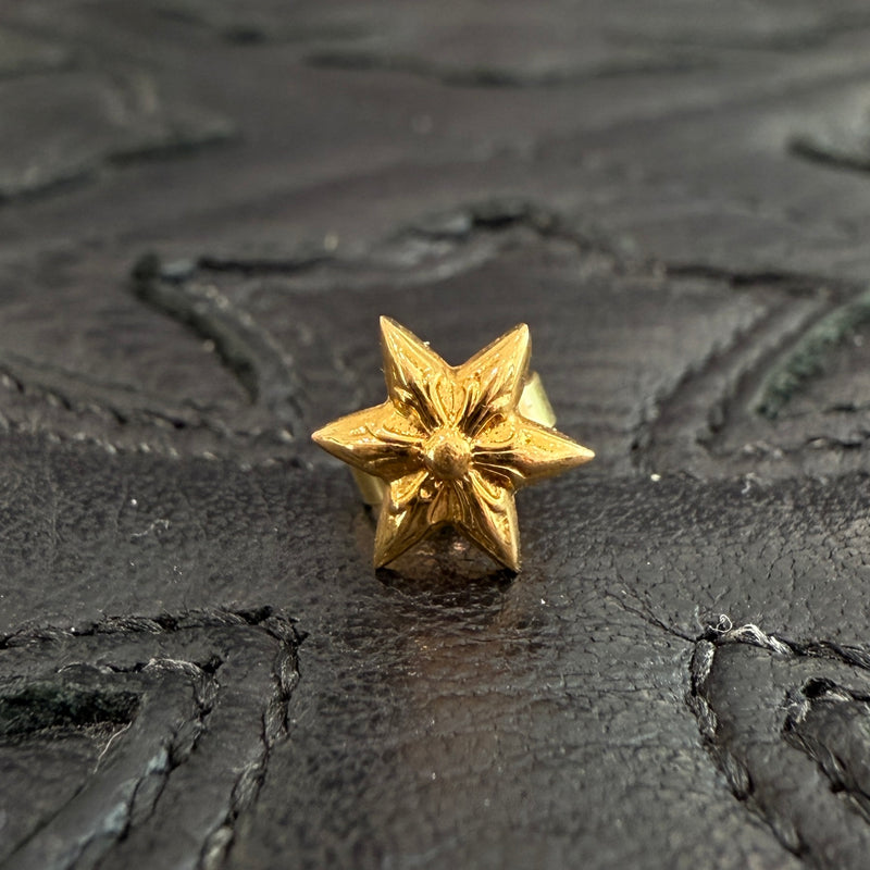 CHROME HEARTS 22K STAR STUD Earrings