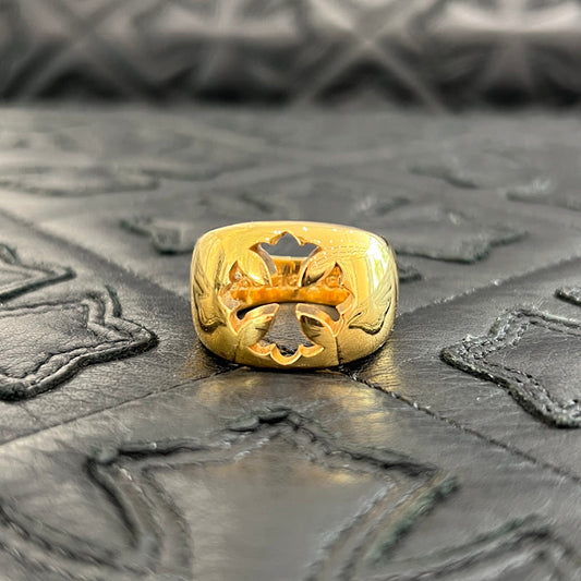 CHROME HEARTS 22K Negative Space CH Plus Ring
