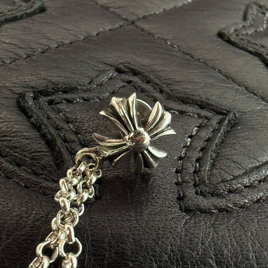 CHROME HEARTS CH Cross Double Dice Earrings